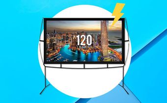 Upgrade Your TV Nights With This Projection Screen