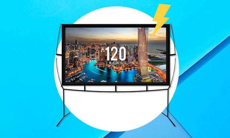 Upgrade Your TV Nights With This Projection Screen