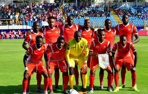 Burundi pose before an Africa Cup of Nations group match against Madagascar in Egypt last June