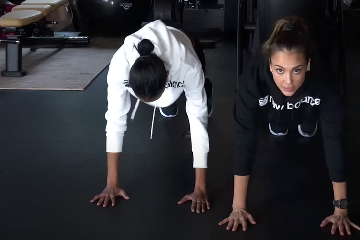 Jessica Alba Demos Her Killer Full Body Workout