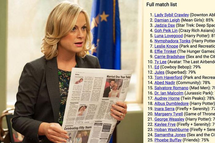 Take The TV Character Personality Quiz