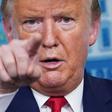 US President Donald Trump, pictured here at a press briefing, is warning Iran against attacks on US troops in Iraq