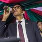 Madagascar's President Andry Rajoelina sips Covid Organics, which he touts as a remedy for coronavirus