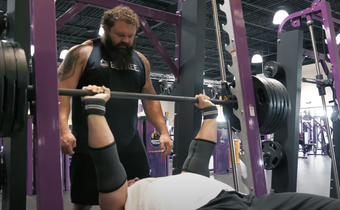 Brian Shaw and Robert Oberst Hit Planet Fitness
