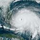 A satellite image from September 2019 of Tropical Storm Dorian. US forecasters predict an 'above normal' 2020 Atlantic hurricane season
