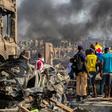 Houses, lorries, cars and motorbikes were torched in the blast