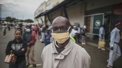 South Africa has been under lockdown since last Friday, but people still leave to leave their homes to collect social security