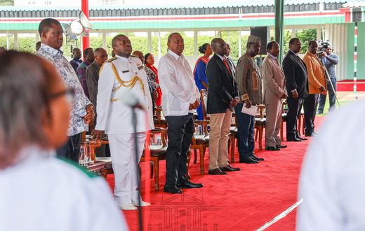 Uhuru, Raila and DP Ruto meet at State House for the National Day of Prayer Coronavirus pandemic