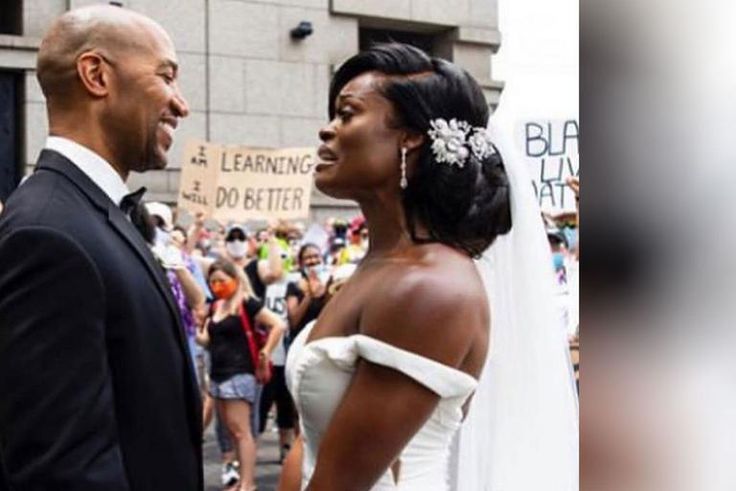 'Why We Had Our Wedding At A BLM Protest'