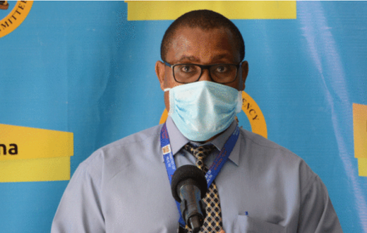 Acting Public Health Director Dr Francis Kuria during a recent Covid-19 daily briefing