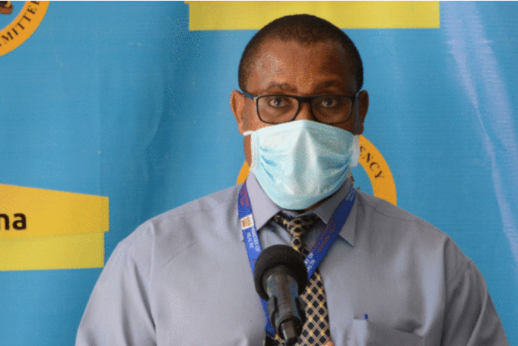 Acting Public Health Director Dr Francis Kuria during a recent Covid-19 daily briefing