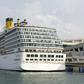 The Costa Atlantica first arrived in Nagasaki in January to undergo repairs, with several hundred crew on board