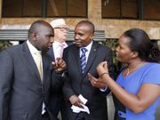 File Image of Senator Murkomen and Senator Kithure Kindiki.