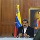 Venezuela's President Nicolas Maduro meeting with members of the military in Caracas on May 4, 2020 after an alleged "invasion" by  mercenaries