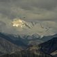 An Indian fighter jet flies over Leh, the joint capital of the union territory of Ladakh, on June 25, 2020, part of a show of strength after a border showdown between Delhi and Beijing