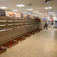 Panic buying has emptied the shelves in some stores