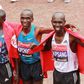 Eliud Kipchoge, Wilson Kipsang and Dennis Kimetto after the London Marathon