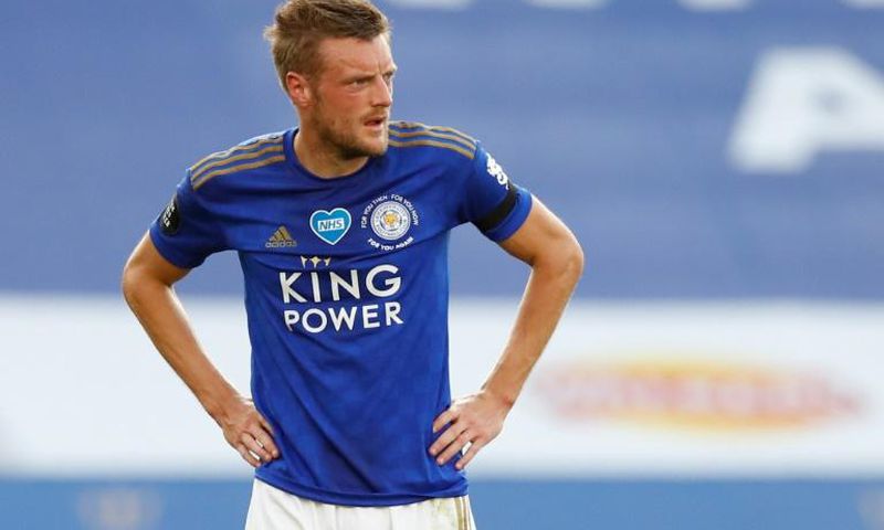 Leicester striker Jamie Vardy