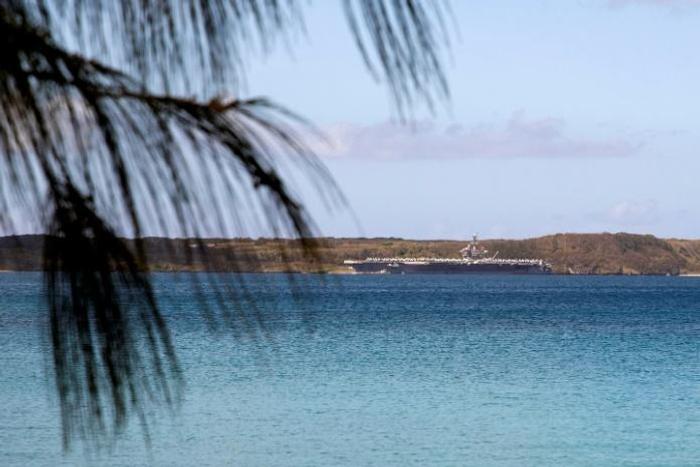The aircraft carrier USS Theodore Roosevelt has been docked in Guam since its former captain blew the whistle on the coronavirus outbreak onboard