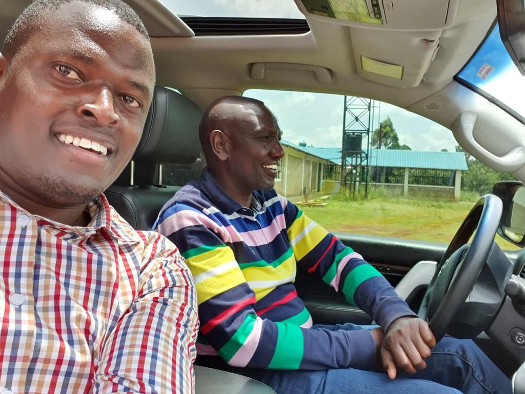 Ndindi Nyoro stirs Twitter after posting these photos of DP Ruto