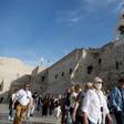 Crowds were eager to enter as the Church of the Nativity reopened n Bethlehem