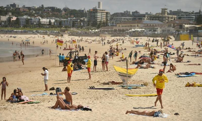 Bondi Beach was closed after sunbathers flouted a ban on non-essential outdoor gatherings of more than 500 people