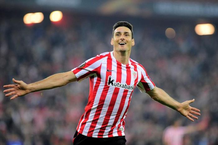Forward Aritz Aduriz was a hero at 
Athletic Club de Bilbao's San Mames stadium