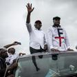 Vital Kamerhe (L)  is on trial for alleged corruption