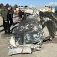 This handout photograph taken and released on January 11, 2020, by the National Security and Defense Council of Ukraine, shows the remains of the Ukraine International Airlines plane Boeing 737-800 that crashed outside Tehran on January 8, 2020