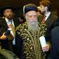 File photo of former chief Rabbi of Israel, Eliahou Bakshi Doron (R) who has died of COVID-19