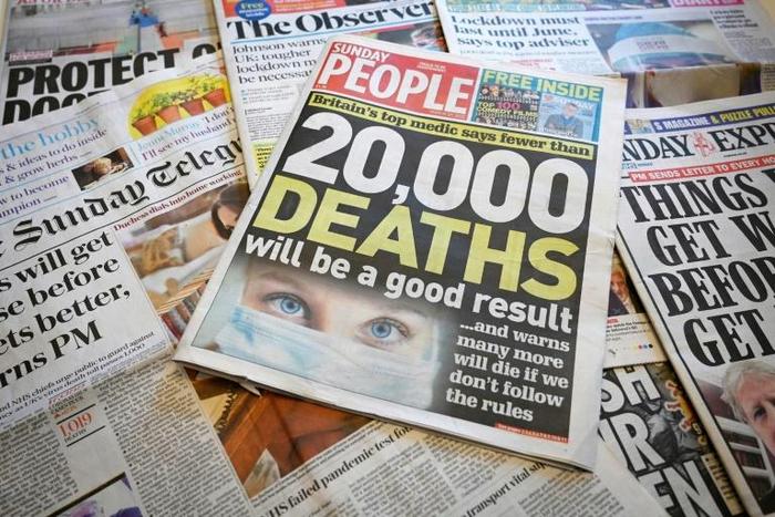 Britain's culture secretary Oliver Dowden has warned the news industry could lose £50 million during the crisis, particularly as big firms had blocked online ads alongside stories on COVID-19