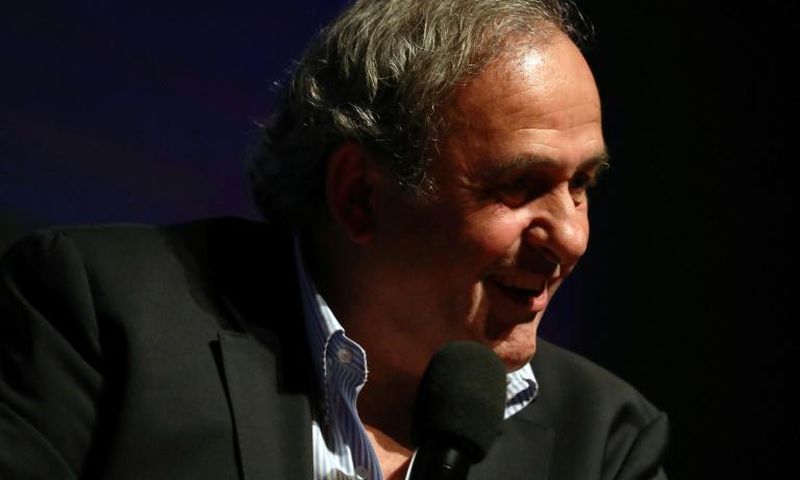 French football legend Michel Platini