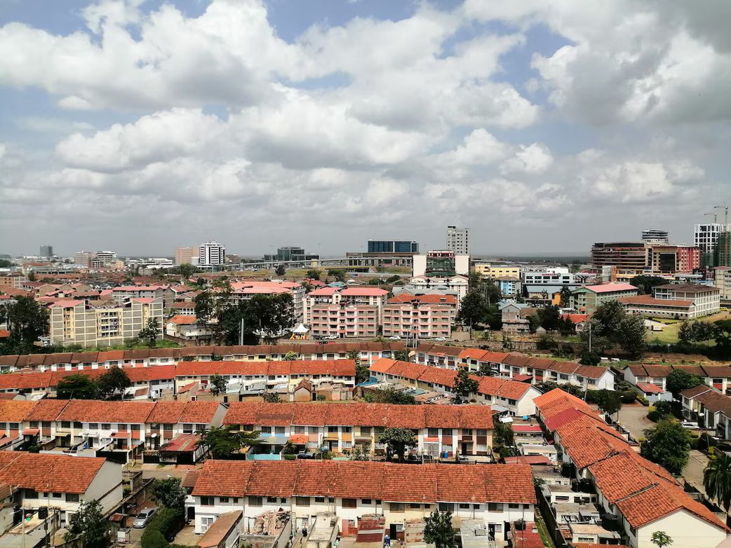 An aerial view of South B