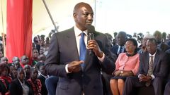 President William Ruto during the Waalimu na Rais forum in State House on September 13, 2025