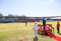 President William Ruto presides over Mashujaa Day celebrations held on October 20, 2025, at the Ithookwe Stadium in Kitui