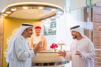 Adil Al Ghaith - Senior Vice President Commercial Operations, Center (left) engaging in a conversation with H.E. Dr. Salim Alnaqbi - UAE Ambassador to Kenya (right) during the launch of Emirates’ inaugural World Store in Kenya.