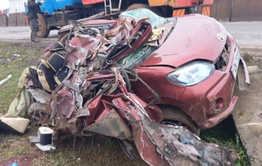 Road accident in the Migaa area near Salgaa area Nakuru