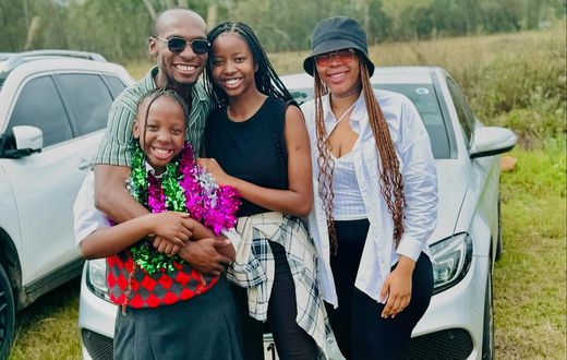 Ofweneke reunites with ex-wife Nicah The Queen, to celebrate daughter Debbie's graduation