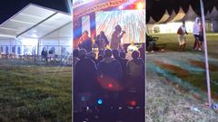 Glen Washington held his show at the Nakuru Athletics Club