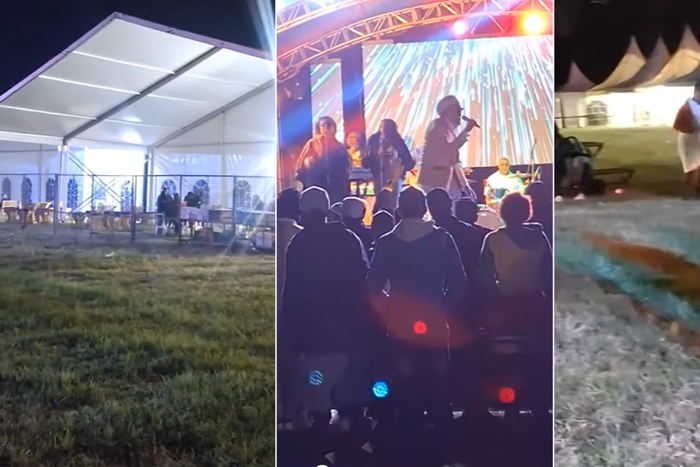 Glen Washington held his show at the Nakuru Athletics Club