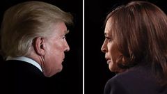 Kamala Harris and Donald Trump