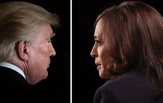Kamala Harris and Donald Trump
