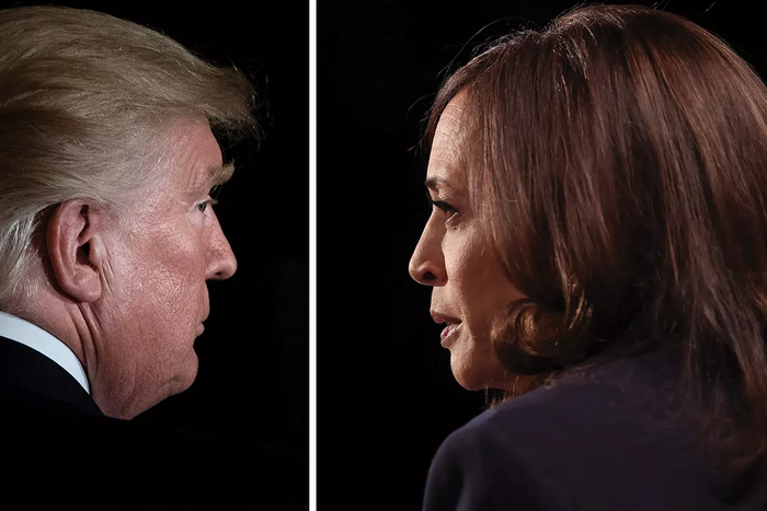 Kamala Harris and Donald Trump