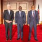 President William Ruto with CIA Director William J. Burns and NIS Director General Noordin Haji at State House, Nairobi on Monday October 28, 2024