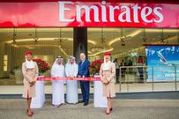 From Left to Right: Cabin crew staff Mariam Ali, H.E. Dr. Salim Alnaqbi - UAE Ambassador to Kenya, Adil Al Ghaith - Senior Vice President Commercial Operations, Center, Christophe Leloup - Emirates Kenya Country Manager and cabin crew Camilla Siggard at the ribbon-cutting, marking the opening of Emirates’ first World Store in Kenya, highlighting Emirates’ commitment to expanding its presence and customer engagement in the region.