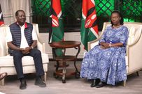 Raila Odinga Aand Martha Karua