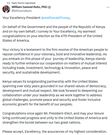President William Ruto congratulates Donald Trump after being elected 47th U.S. President