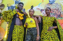 Tusker Oktobafest models at an activation