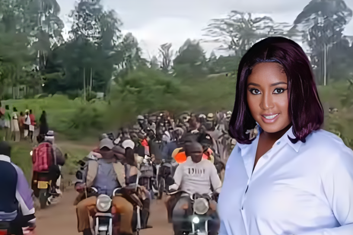 Meru Boda boda riders honour late comedian Tabitha Gatwiri with heroic send-off