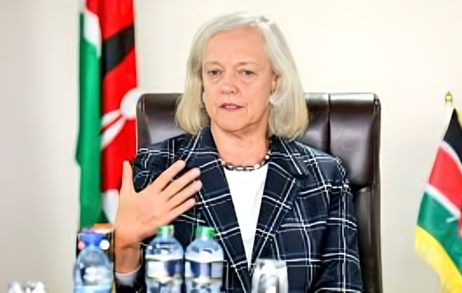 Meg Whitman who resigned as US Ambassador to Kenya